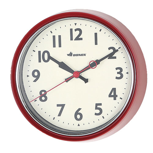 DULTON WALL CLOCK RED φ210mm D.65mm