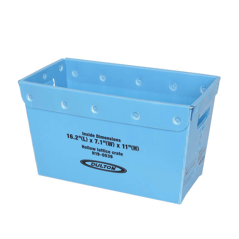 BLUE/H.290mm W.500mm D.270mm/DULTON/ダルトン/HOLLOW LATTICE CRATE L/H19-0039L