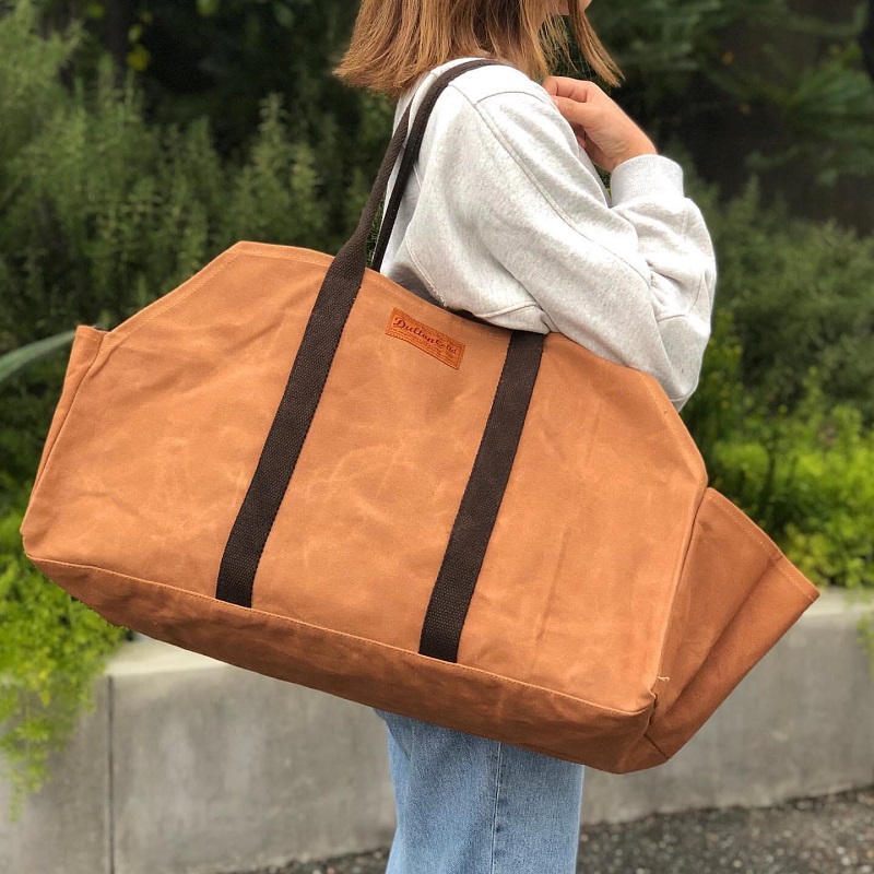 CAMEL/Y959-1267CAM/WAX CANVAS LOG BAG CAMEL/ワックス キャンバス ログ バッグ/DULTON/ダルトン