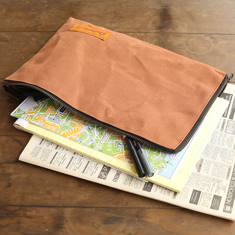 CAMEL/Lサイズ/T21-0338L/CAMWAX CANVAS TOOL POUCH L CAMEL/ワックス キャンバス ツール ポーチ L/DULTON/ダルトン