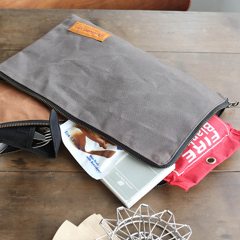 T21-0338L/WAX CANVAS TOOL POUCH L/ワックス キャンバス ツール ポーチ L/DULTON/ダルトン