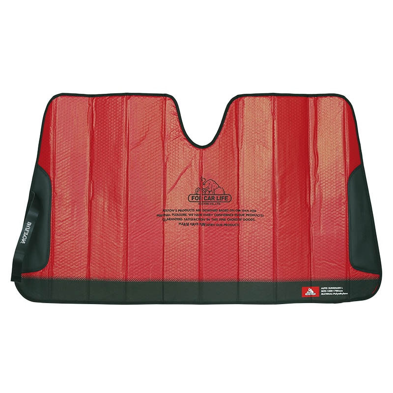 AUTO SUNSHADE M/RED/オートサンシェード/DULTON/ダルトン/カー用品/熱中症予防/日よけ