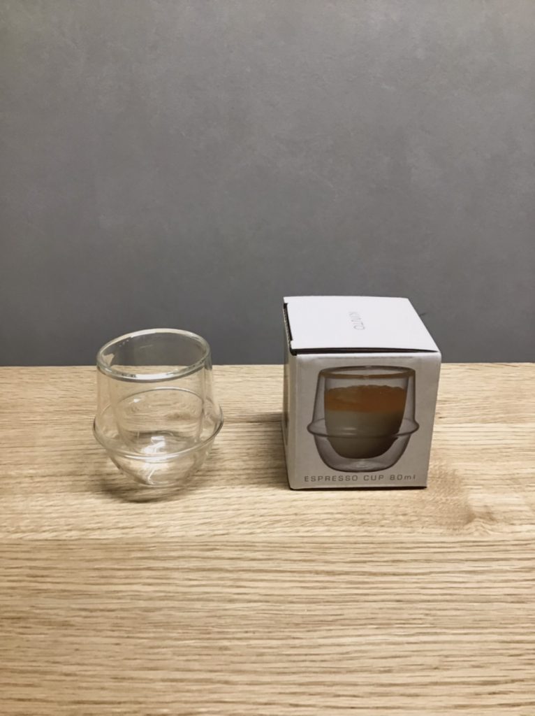 KRONOS ダブルウォール エスプレッソカップ 80ml/KINTO/キントー/耐熱ガラス