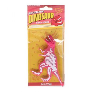 DULTON BOOKMARK DINOSAUR GRAY/PINK