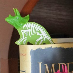 DULTON BOOKMARK TRICERATOPS GLOW